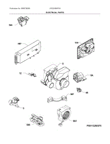 Electrical Parts parts for Frigidaire Dishwasher LFID2459VF3A from AppliancePartsPros.com