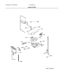 Wash System parts for Frigidaire Dishwasher LFID2459VF3A from AppliancePartsPros.com