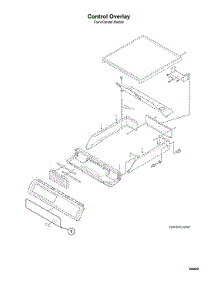 Control Overlay parts for Speed Queen Washer LFNE5BSP115TW01 from AppliancePartsPros.com