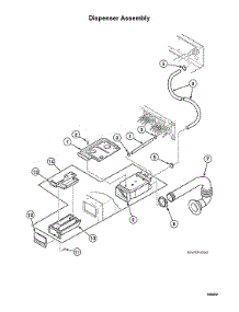 Dispenser Assy parts for Speed Queen Washer LFNE5BSP115TW01 from AppliancePartsPros.com