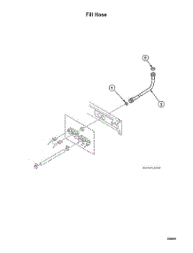 Fill Hose parts for Speed Queen Washer LFNE5BSP115TW01 from AppliancePartsPros.com