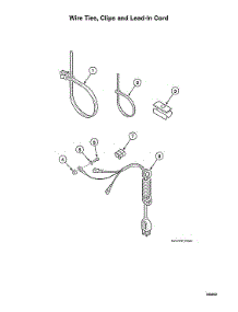 Wire Ties / Clips / Lead-In Cord parts for Speed Queen Washer LFNE5BSP115TW01 from AppliancePartsPros.com