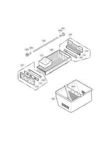 Freezer Parts parts for Lg Bottom-Mount Refrigerator LFX21976ST/07 from AppliancePartsPros.com
