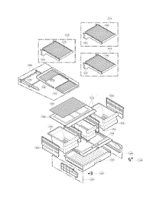 Refrigerator Parts parts for Lg Bottom-Mount Refrigerator LFX21976ST/07 from AppliancePartsPros.com