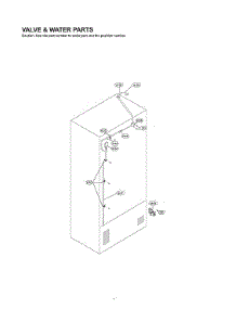Valve & Water Parts parts for Lg Bottom-Mount Refrigerator LFX23961SW/02 from AppliancePartsPros.com