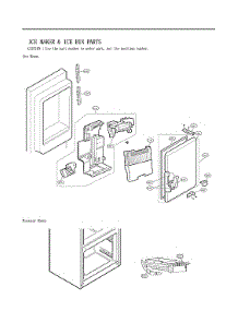 Ice Maker & Ice Bin Parts parts for Lg Bottom-Mount Refrigerator LFX25973D/01 from AppliancePartsPros.com
