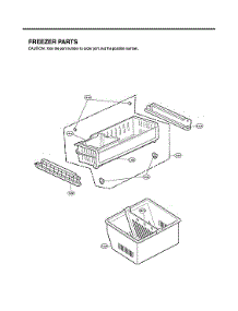 Freezer Parts parts for Lg Bottom-Mount Refrigerator LFX25973SB/05 from AppliancePartsPros.com
