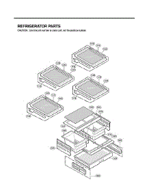 Refrigerator Parts parts for Lg Bottom-Mount Refrigerator LFX25973SB/05 from AppliancePartsPros.com