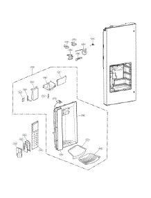 Dispenser Parts parts for Lg Bottom-Mount Refrigerator LFX25973ST/05 from AppliancePartsPros.com