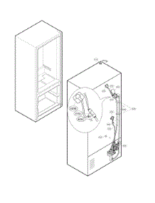 Valve And Water Tube Parts parts for Lg Bottom-Mount Refrigerator LFX25973ST/05 from AppliancePartsPros.com
