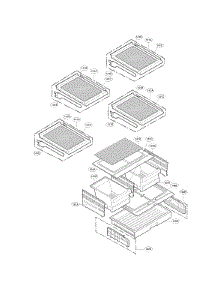 Refrigerator Parts parts for Lg Bottom-Mount Refrigerator LFX25973ST/06 from AppliancePartsPros.com