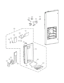 Dispenser Parts parts for Lg Bottom-Mount Refrigerator LFX25973ST/06 from AppliancePartsPros.com