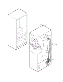Valve & Water Tube Parts parts for Lg Bottom-Mount Refrigerator LFX25973ST/06 from AppliancePartsPros.com