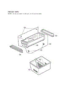 Freezer Parts parts for Lg Bottom-Mount Refrigerator LFX25973SW/05 from AppliancePartsPros.com