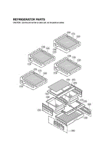 Refrigerator Parts parts for Lg Bottom-Mount Refrigerator LFX25974SW/03 from AppliancePartsPros.com