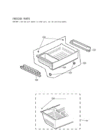Freezer Parts parts for Lg Bottom-Mount Refrigerator LFX25974SW/06 from AppliancePartsPros.com