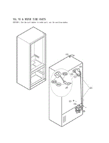 Valve & Water Tube Parts parts for Lg Bottom-Mount Refrigerator LFX25974SW/06 from AppliancePartsPros.com