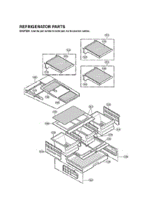 Refrigerator Parts parts for Lg Bottom-Mount Refrigerator LFX25976ST/06 from AppliancePartsPros.com