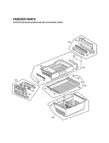 Freezer Parts parts for Lg Bottom-Mount Refrigerator LFX25992ST/00 from AppliancePartsPros.com