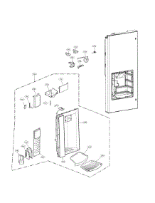 Dispenser Parts parts for Lg Bottom-Mount Refrigerator LFX28968D/00 from AppliancePartsPros.com