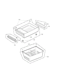 Freezer Parts parts for Lg Bottom-Mount Refrigerator LFX28968D/00 from AppliancePartsPros.com