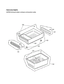 Freezer Parts parts for Lg Bottom-Mount Refrigerator LFX28968SB/02 from AppliancePartsPros.com