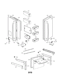 Door Parts parts for Lg Bottom-Mount Refrigerator LFX28968SB/04 from AppliancePartsPros.com