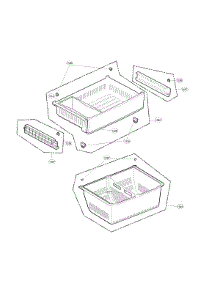 Freezer Parts parts for Lg Bottom-Mount Refrigerator LFX28968SB/04 from AppliancePartsPros.com