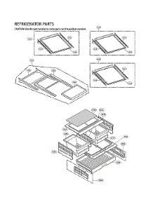 Refrigerator Parts parts for Lg Bottom-Mount Refrigerator LFX28968SB/05 from AppliancePartsPros.com