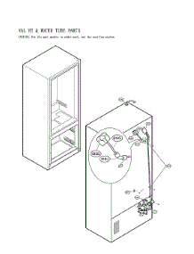 Valve & Water Tube Parts parts for Lg Bottom-Mount Refrigerator LFX28968ST/05 from AppliancePartsPros.com