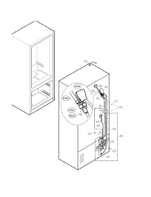 Valve & Water Tube Parts parts for Lg Bottom-Mount Refrigerator LFX29927ST/01 from AppliancePartsPros.com