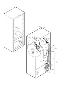 Valve & Water Tube Parts parts for Lg Bottom-Mount Refrigerator LFX29927ST/03 from AppliancePartsPros.com