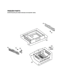 Freezer Parts parts for Lg Bottom-Mount Refrigerator LFX29945ST/02 from AppliancePartsPros.com