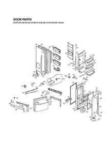 Door Parts parts for Lg Bottom-Mount Refrigerator LFX29945ST/02 from AppliancePartsPros.com