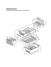 Freezer Parts parts for Lg Bottom-Mount Refrigerator LFX31925SB/05 from AppliancePartsPros.com