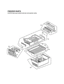 Freezer Parts parts for Lg Bottom-Mount Refrigerator LFX31925SW/04 from AppliancePartsPros.com