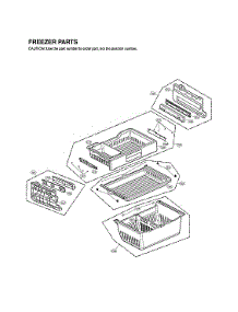 Freezer Parts parts for Lg Bottom-Mount Refrigerator LFX31925SW/06 from AppliancePartsPros.com