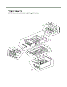 Freezer Parts parts for Lg Bottom-Mount Refrigerator LFX31935ST/03 from AppliancePartsPros.com