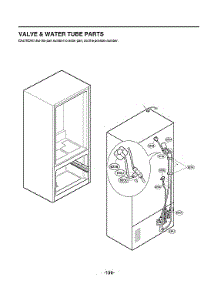 Valve / Water Tube Parts parts for Lg Bottom-Mount Refrigerator LFXC22526D/00 from AppliancePartsPros.com