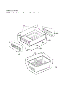 Freezer Parts parts for Lg Bottom-Mount Refrigerator LFXC22526D/01 from AppliancePartsPros.com