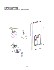 Dispenser Parts parts for Lg Bottom-Mount Refrigerator LFXC22526D/04 from AppliancePartsPros.com