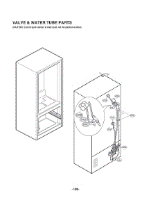 Valve & Water Tube Parts parts for Lg Bottom-Mount Refrigerator LFXC22526D/04 from AppliancePartsPros.com