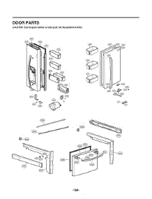 Door Parts parts for Lg Bottom-Mount Refrigerator LFXC22526S/01 from AppliancePartsPros.com