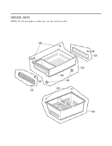 Freezer Parts parts for Lg Bottom-Mount Refrigerator LFXC22596S/00 from AppliancePartsPros.com