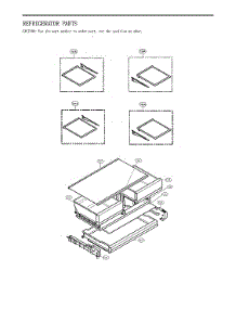Refrigerator Parts parts for Lg Bottom-Mount Refrigerator LFXC22596S/00 from AppliancePartsPros.com