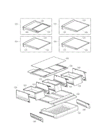 Refrigerator Parts parts for Lg Bottom-Mount Refrigerator LFXC24726D/01 from AppliancePartsPros.com