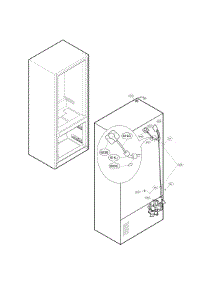 Valve And Water Tube Parts parts for Lg Bottom-Mount Refrigerator LFXC24726D/01 from AppliancePartsPros.com