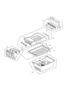 Freezer Parts parts for Lg Bottom-Mount Refrigerator LFXC24726S/03 from AppliancePartsPros.com