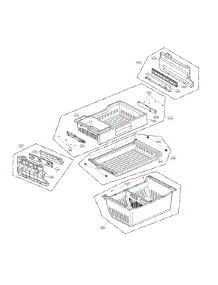 Freezer Parts parts for Lg Bottom-Mount Refrigerator LFXC24726S/04 from AppliancePartsPros.com