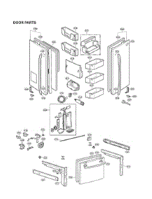 Door Parts parts for Lg Bottom-Mount Refrigerator LFXS24623D/01 from AppliancePartsPros.com